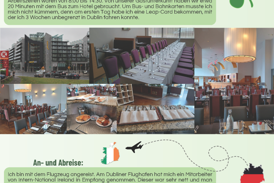 Praktikum in Europa - Schülerberichte Bild 9 Praktikum in Europa - Schülerberichte Bild 9