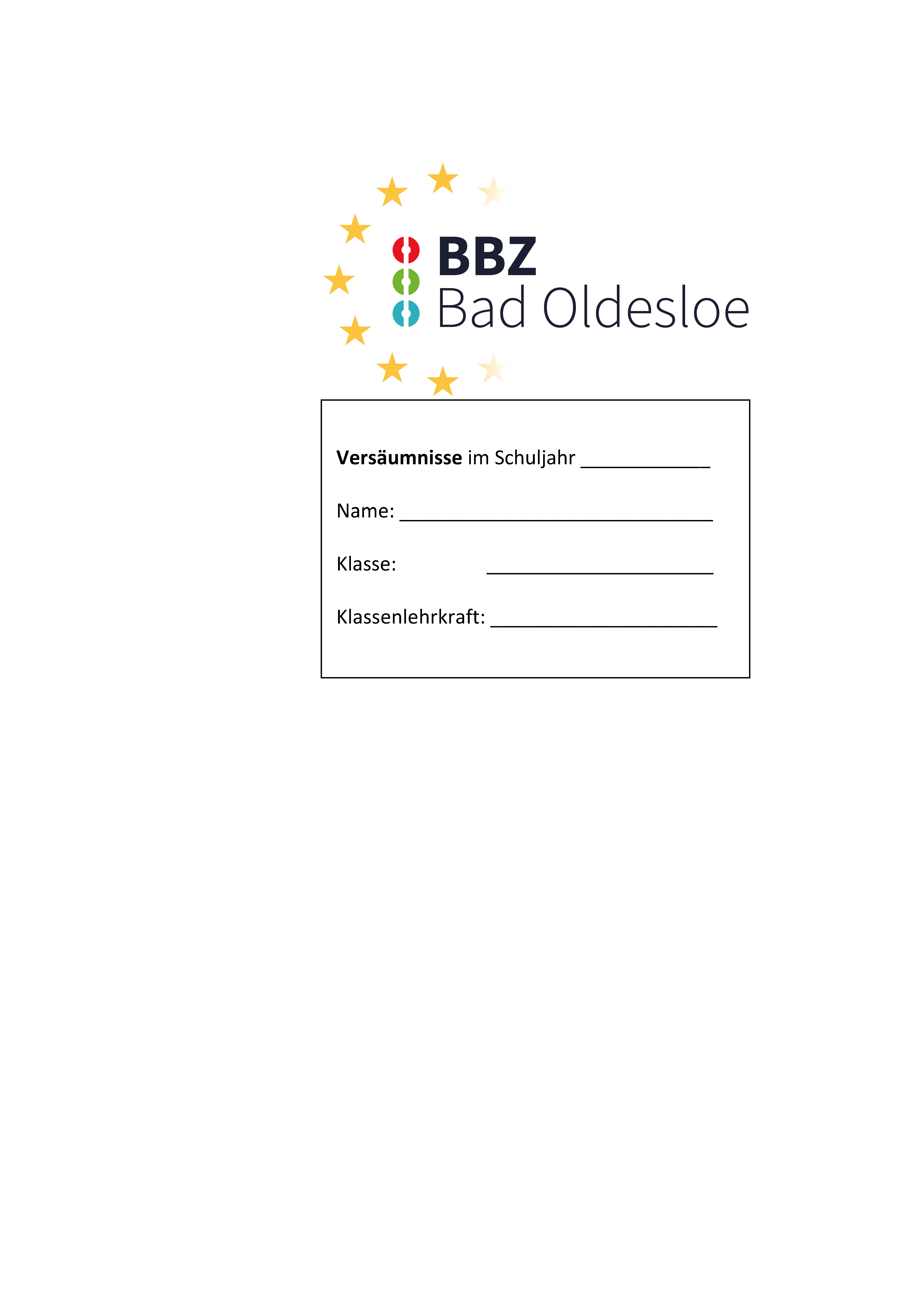 Deckblatt Fehlzeiten